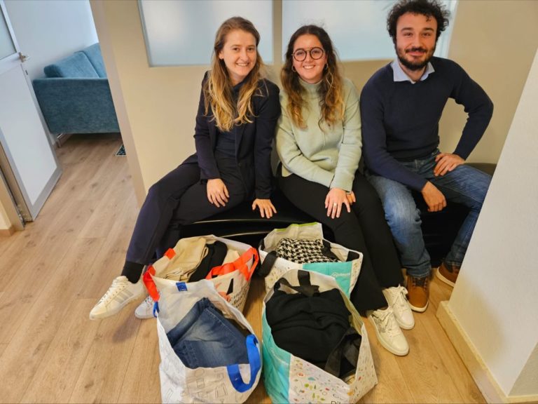 GOTOfreedom collect of clothes for IMS Luxembourgsustainability