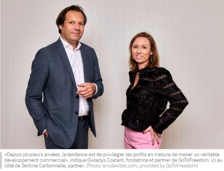 Jerome carbonnelle et gwladys Costant - GOTOfreedom - Cabinet de recrutement luxembourg